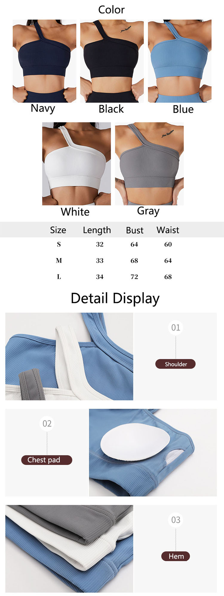 With the popularity of crop tops and bra tops, full figure sports bra