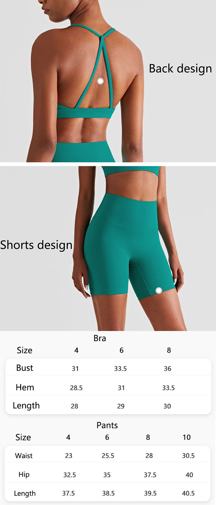 Petite running leggings design is a common design point of summer leggings.