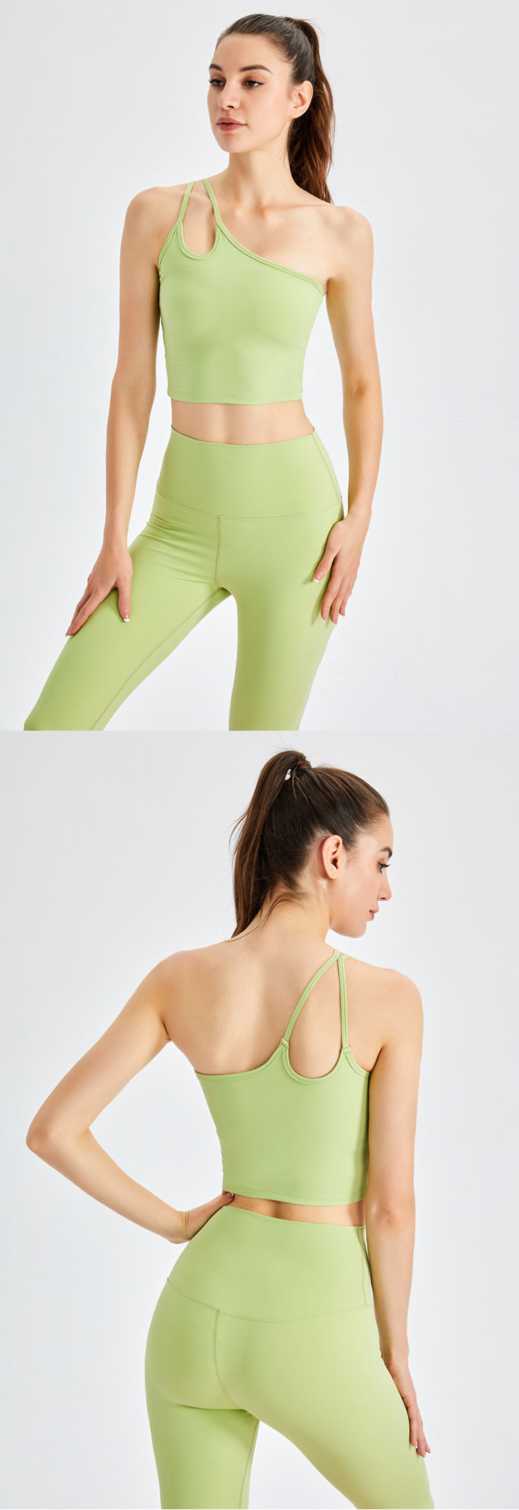 thin shoulder straps can add new ideas to the 23 spring and summer sports underwear.