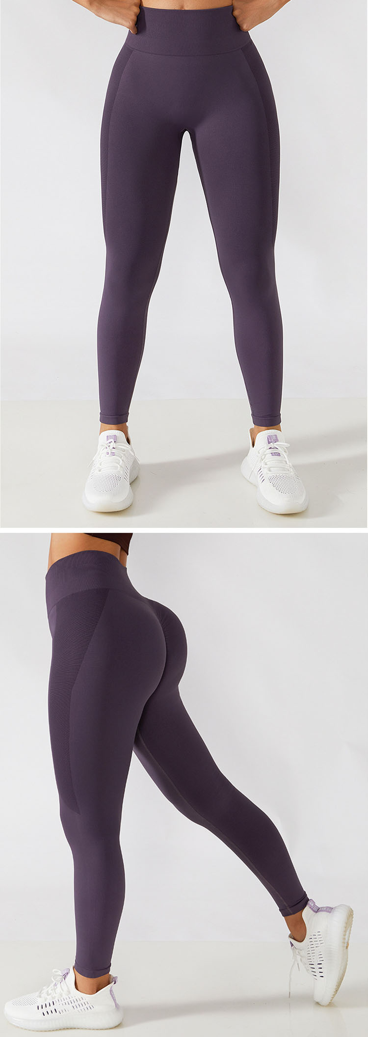 Mesh design on the side of the thigh, heat dissipation and perspiration, more comfortable during exercise