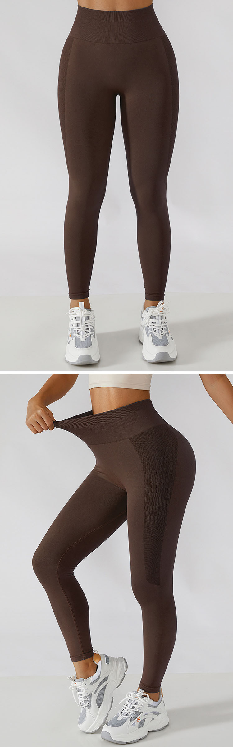 The hip midline design provides a stronger lift and a more peach hip shape