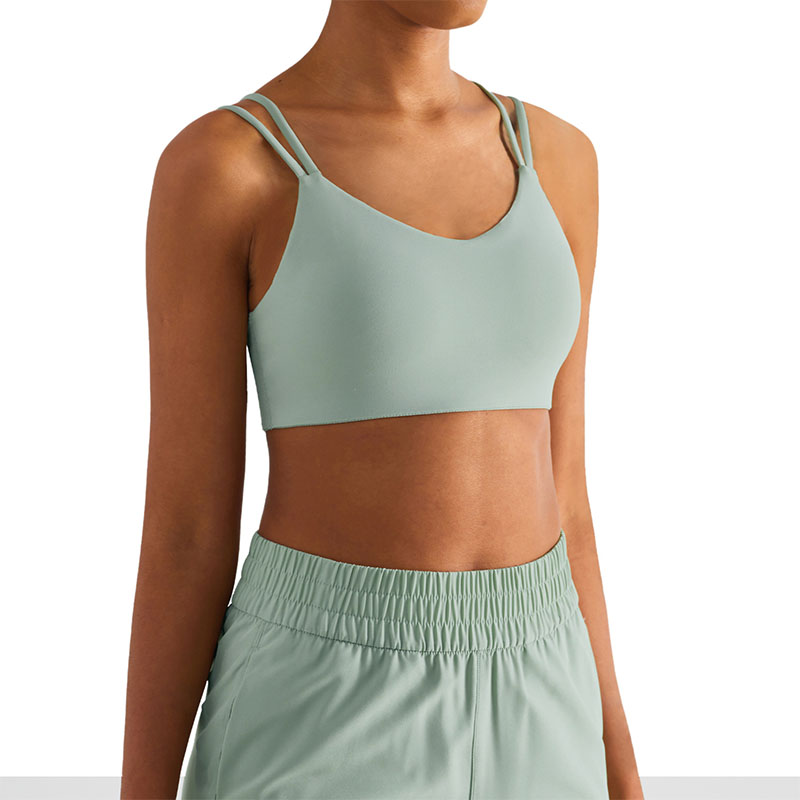 Workout tops with built in bra