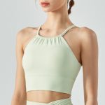 Halter top sports bra