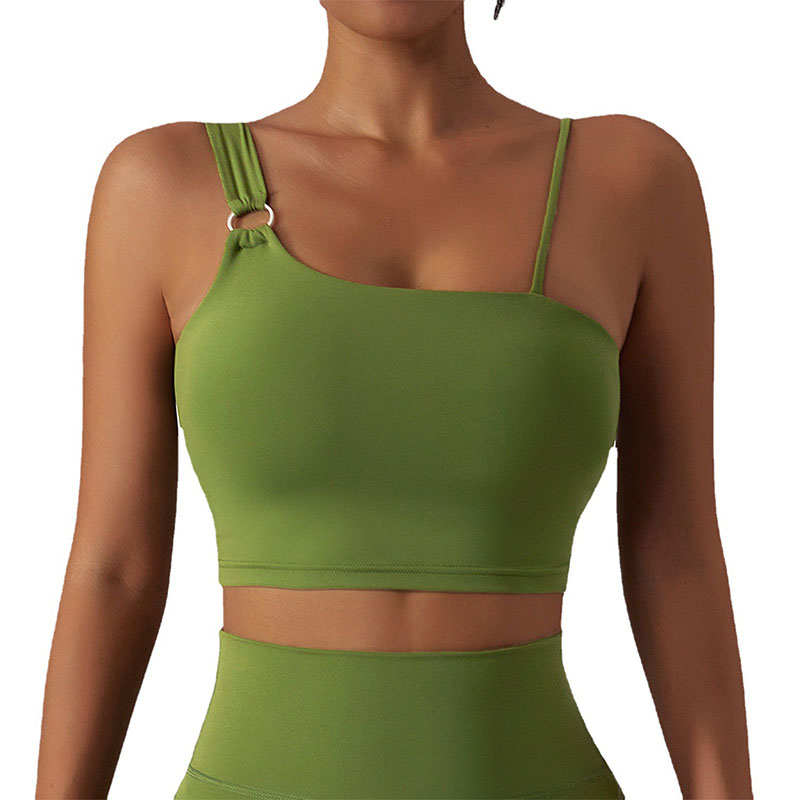 Mint green sports bra