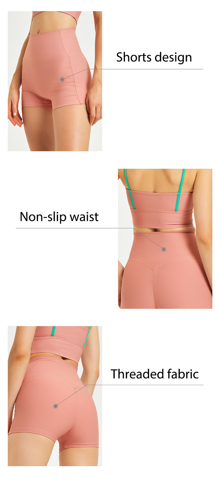 The non-slip waistband design is used to wrap it securely without being tight