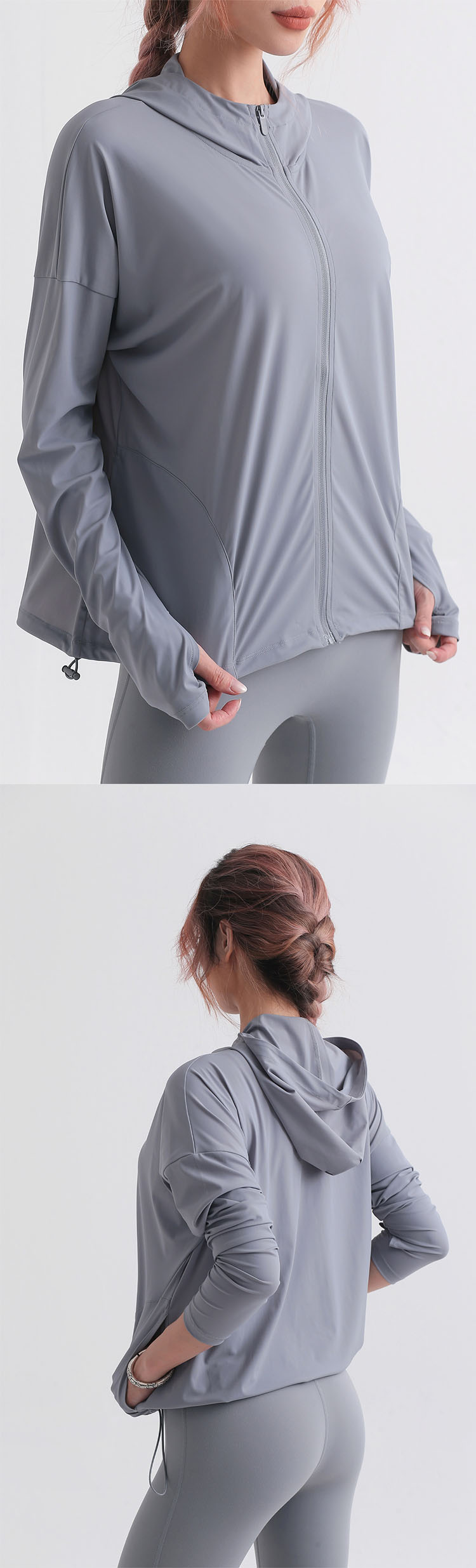The zipper design is convenient to put on and take off