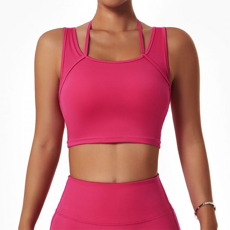 Baby pink sports bra Activewear manufacturer Sportswear Manufacturer HL