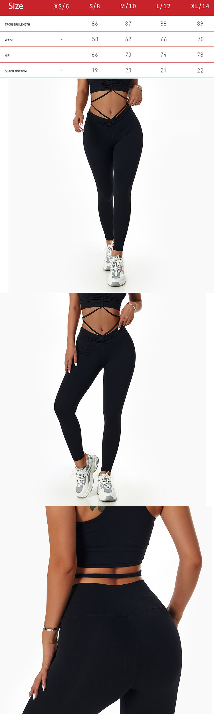 The way the structure is used is a top priority in the design of over the heel yoga leggings
