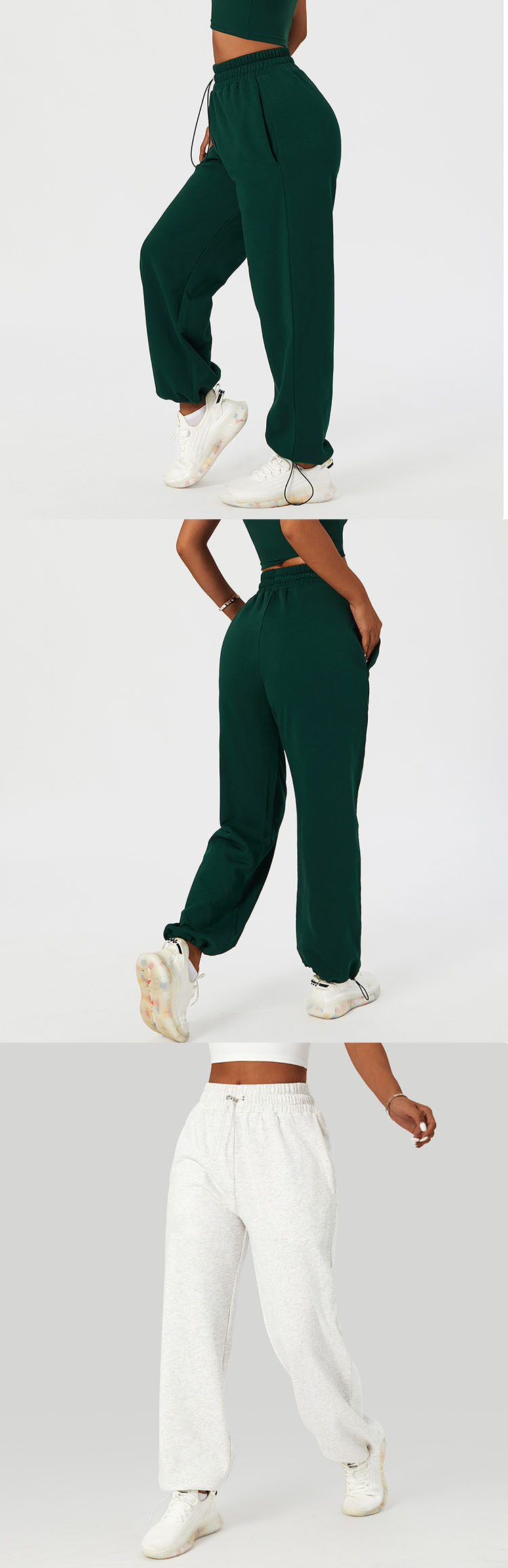 Plus size workout pants have always been a popular silhouette in women's trousers design