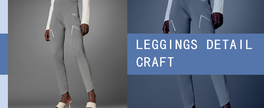 Crafting details for sports leggings