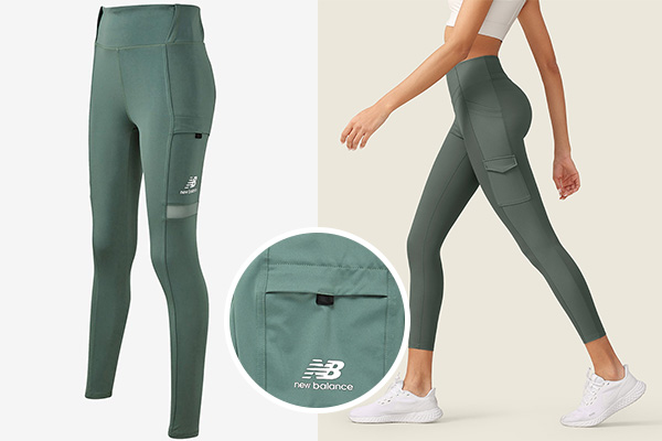 Side Pockets on the leggings design to easy sports