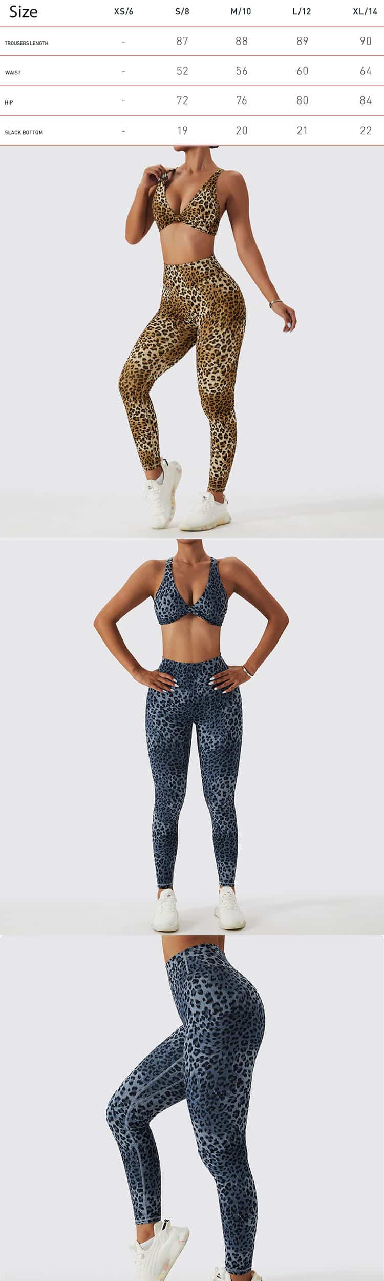 With the strong return of animal print, Leopard print running leggings