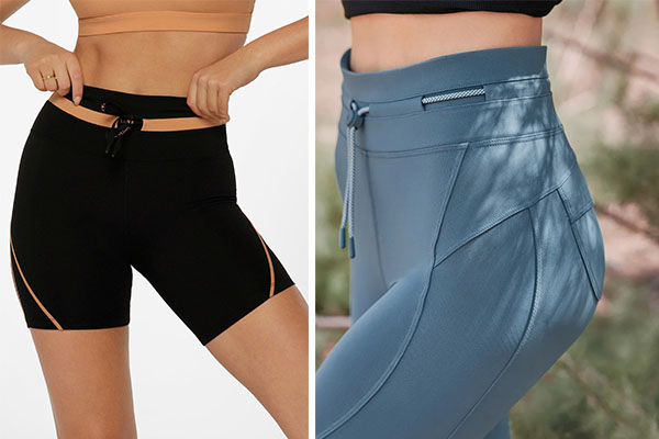 Yoga pants design trends with An outside trouser rope