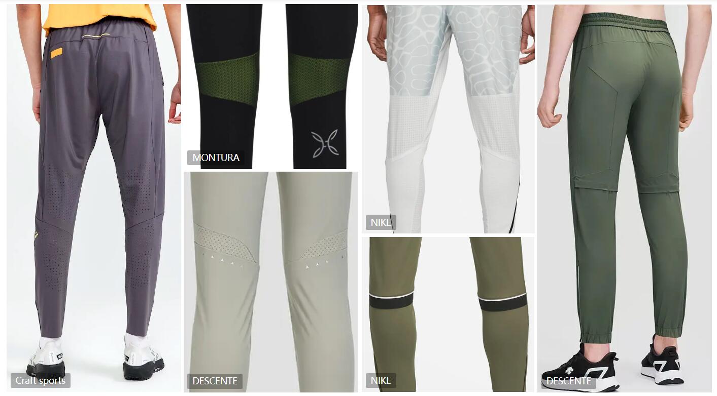 breathable rear knee design for sports leggings