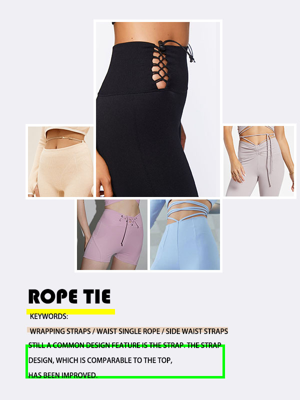 rope tie waistban leggings here at HL sportswear manufacturer