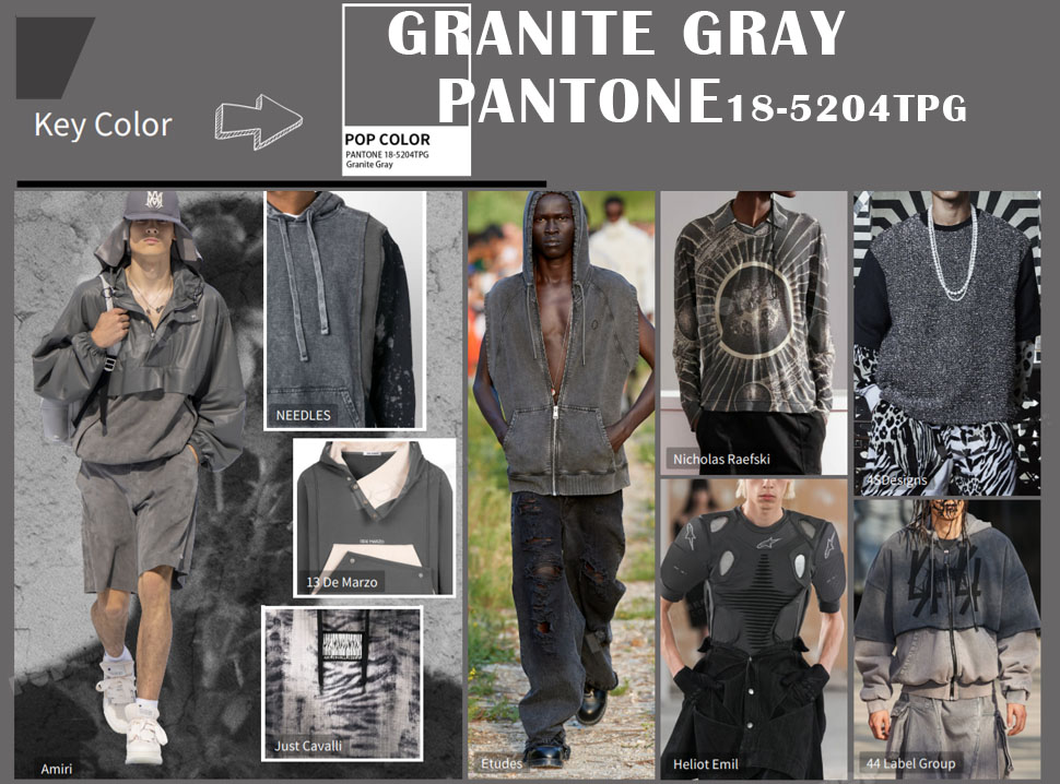 Classic but vibrant, Granite Gray has a macho and rugged demeanor