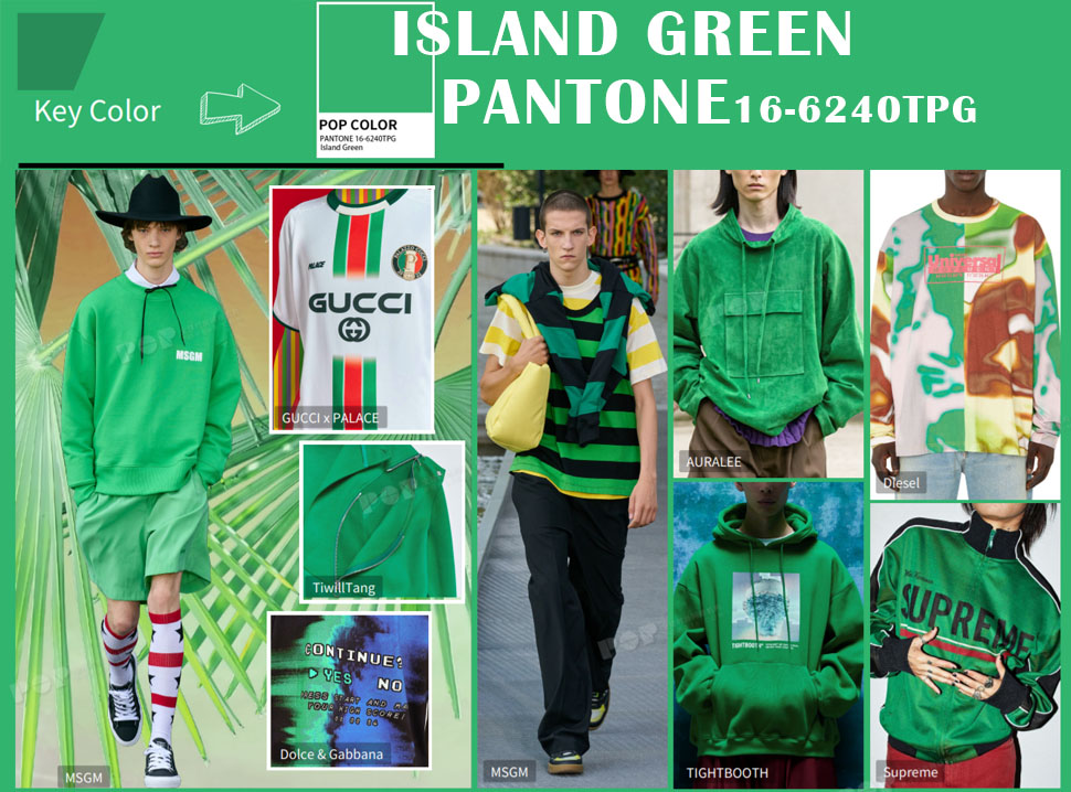 Full of vigor and vibrancy is the personality label of island green