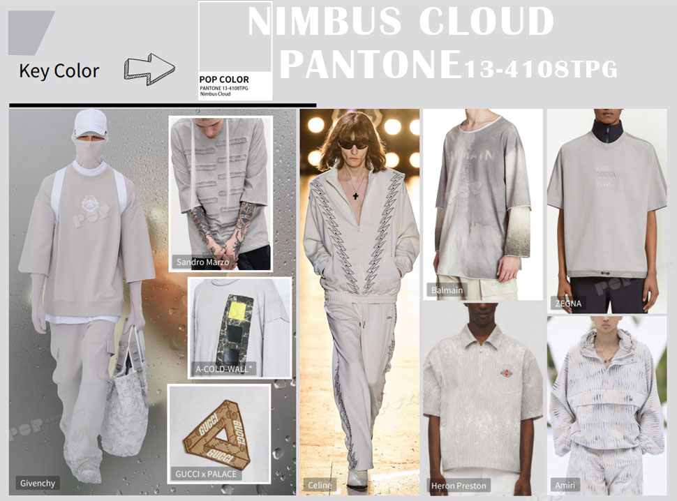 Nimbus Cloud White for mens fashionable design sportswear