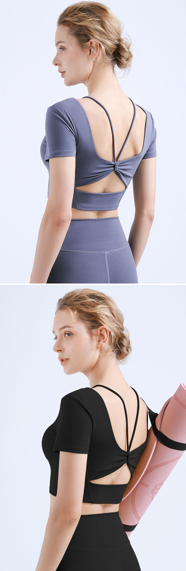 shoulder straps, or close-fitting diagonal shoulder cutting.