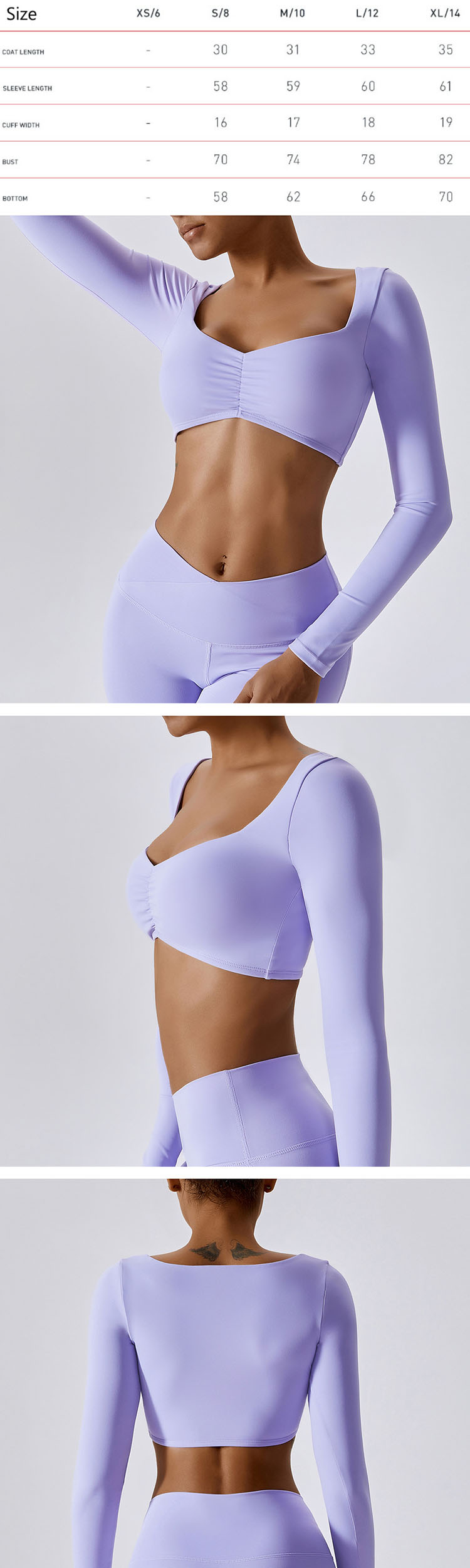 Pleats add a very girly touch to the plus size sports bra