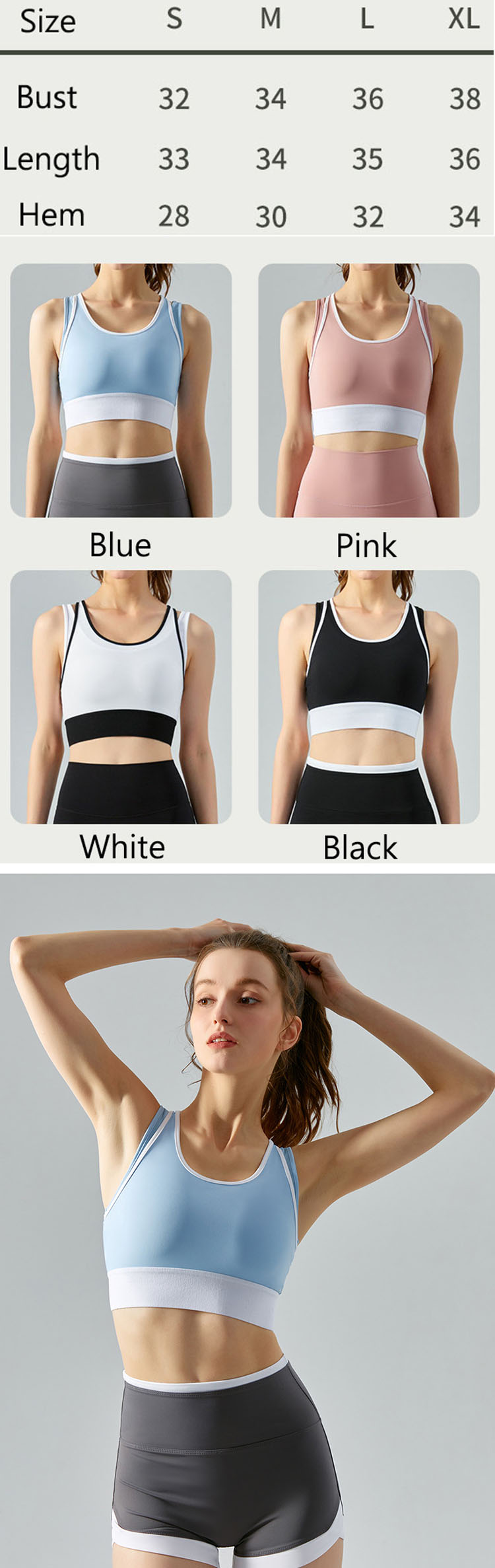 Gym t shirts for girls with mesh designs can be worn without a bra