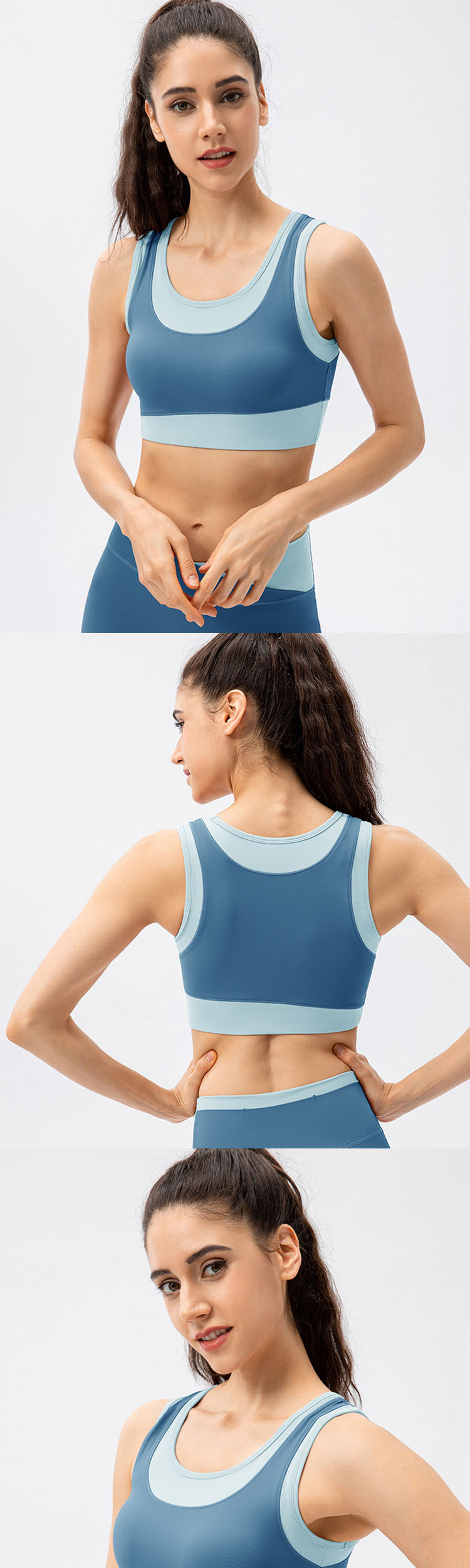 High-quality fabric is used to fit the body and absorb moisture and sweat