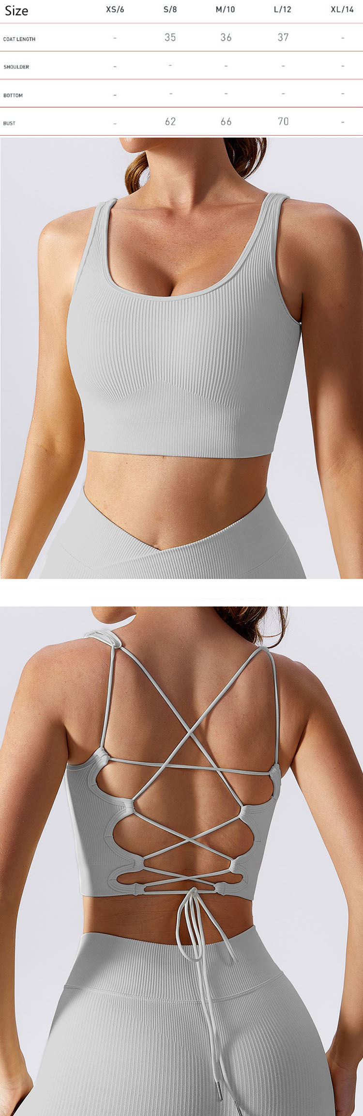 Funny workout outfits design of the rope-threading strap is dynamic