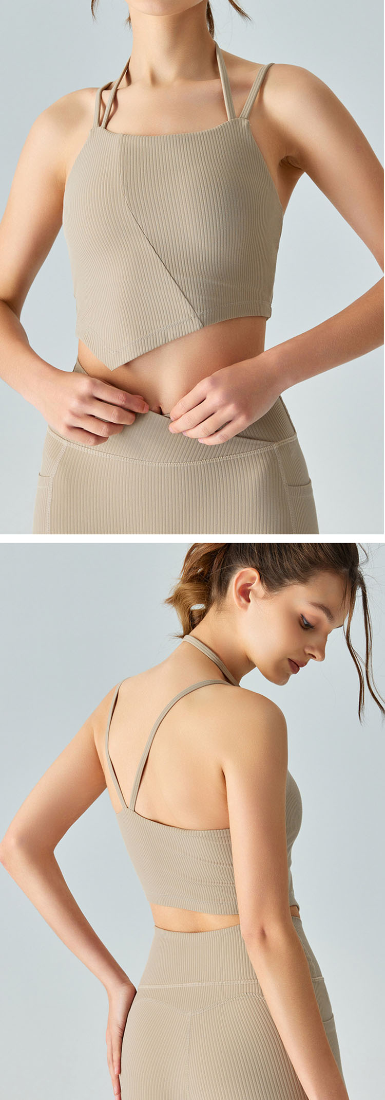 High-quality fabrics are used to absorb moisture and sweat, and the exercise experience is enjoyable