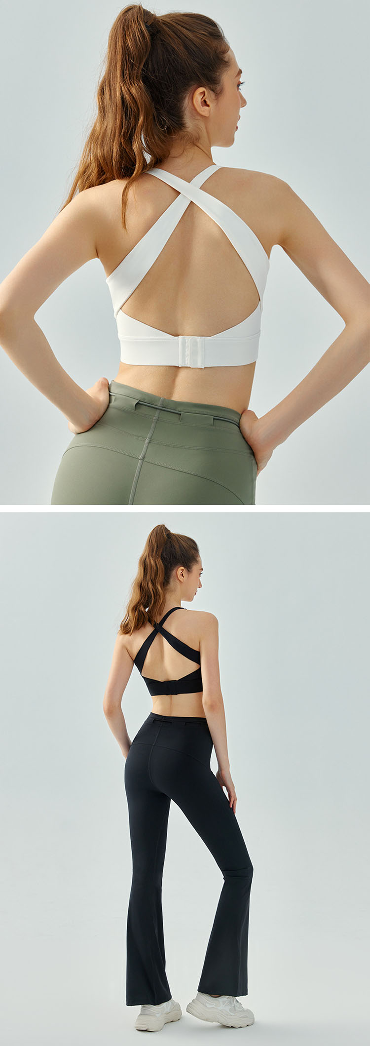 Elastic hem design is adopted to relax and tighten the waist
