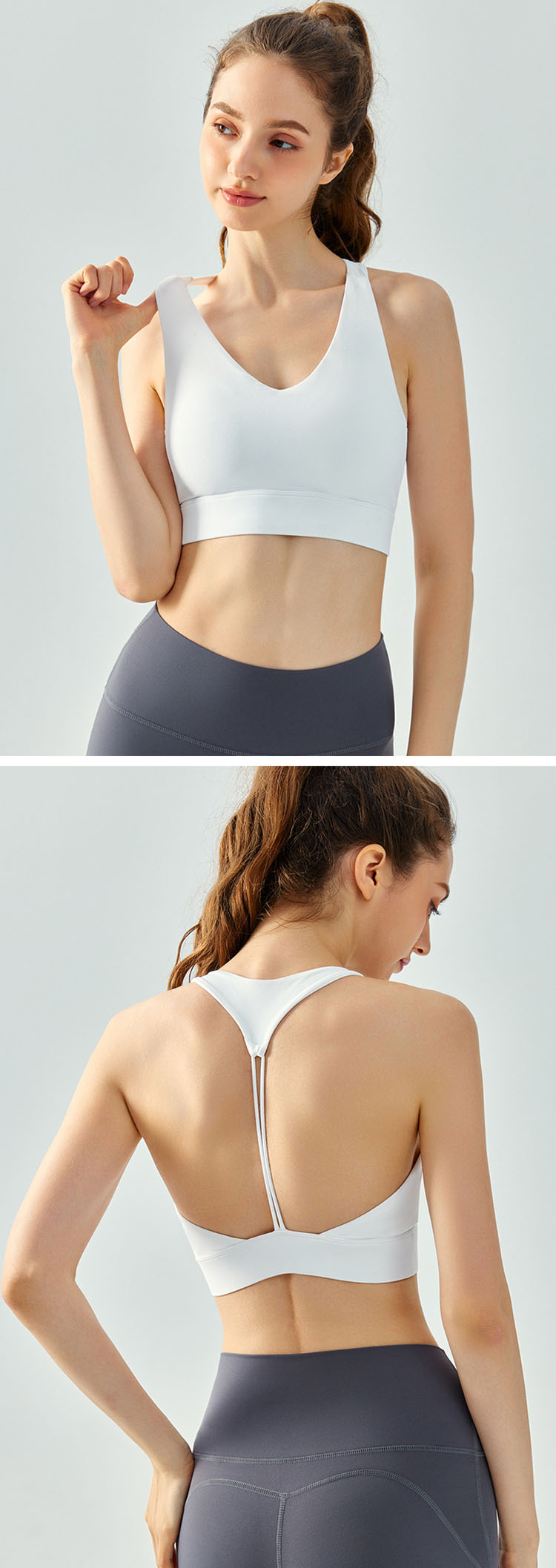 High-quality fabrics are used to absorb moisture and sweat, and the exercise experience is enjoyable