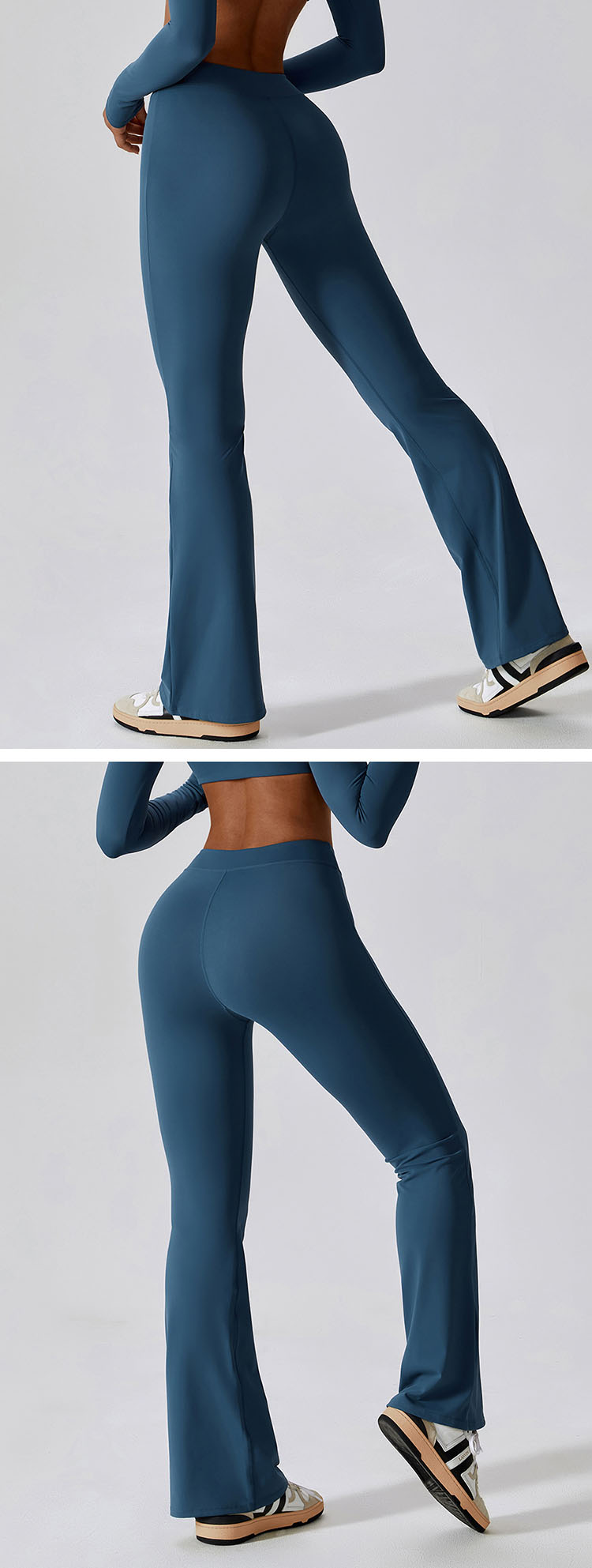 Slim-fit version design is adopted to show the figure curve, which is slim and slim