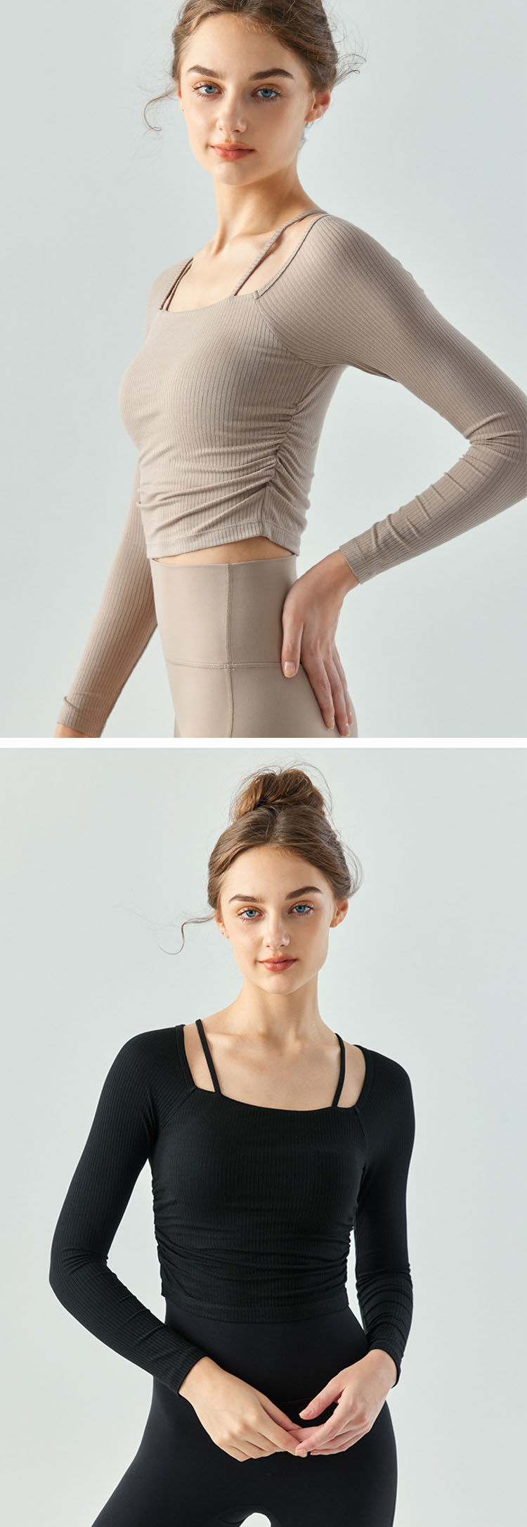 High-quality fabrics are used to absorb moisture and sweat, and the exercise experience is enjoyable