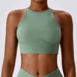 Workout tank with built in bra