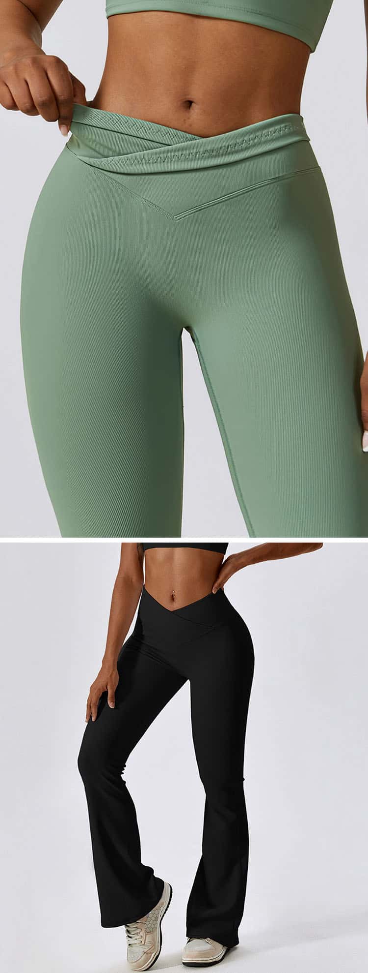 these bell bottom yoga pants are sure to become your new go-to choice