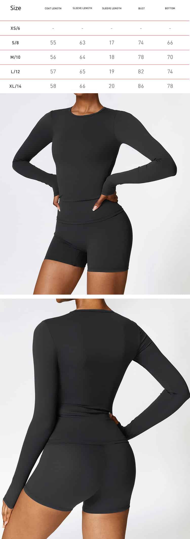 It adopts lengthened hem design and belly-in design to cover the belly fat