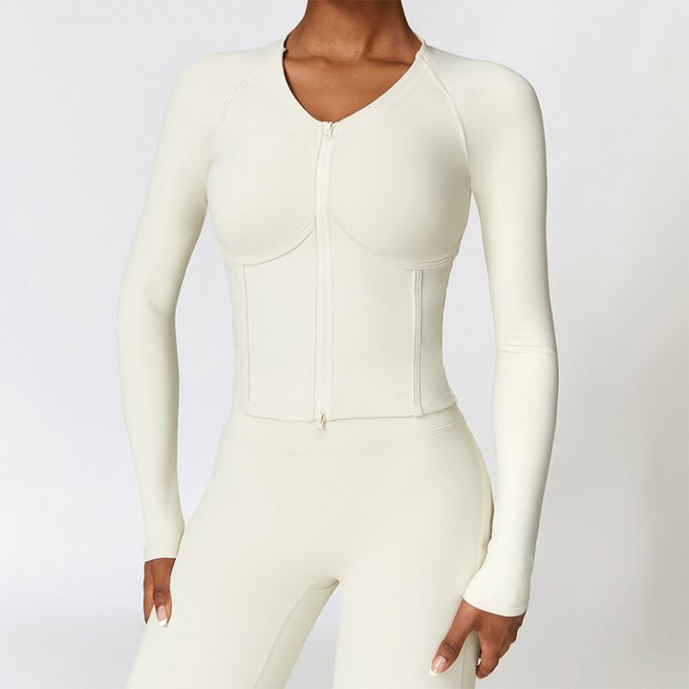 Womens white athletic jacket - Activewear manufacturer Sportswear ...