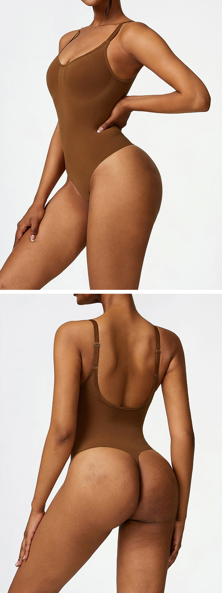 Open-back design is adopted to show sexy back and help sweat, ventilation and comfort