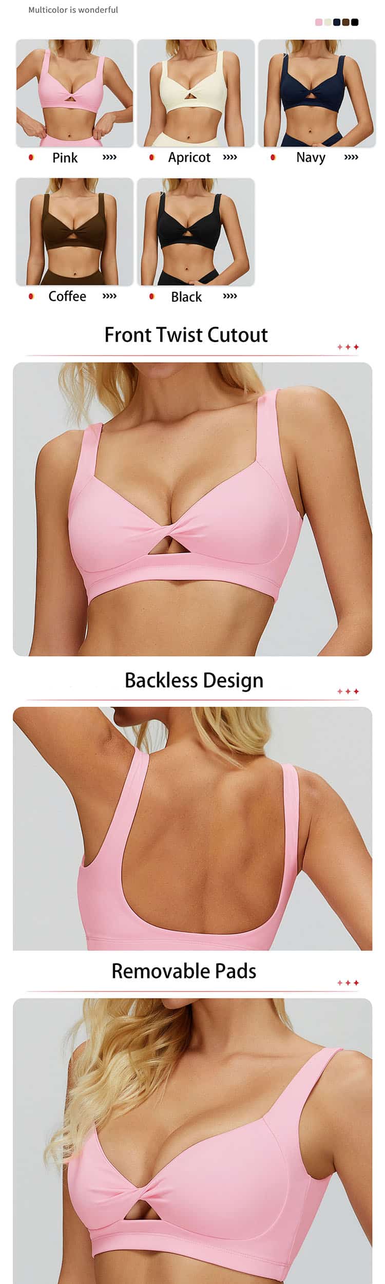 Crafted from premium high-elastic skin-friendly fabric