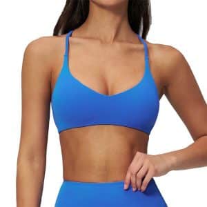 Crisscross Back Quick-Dry Yoga Sports Bra