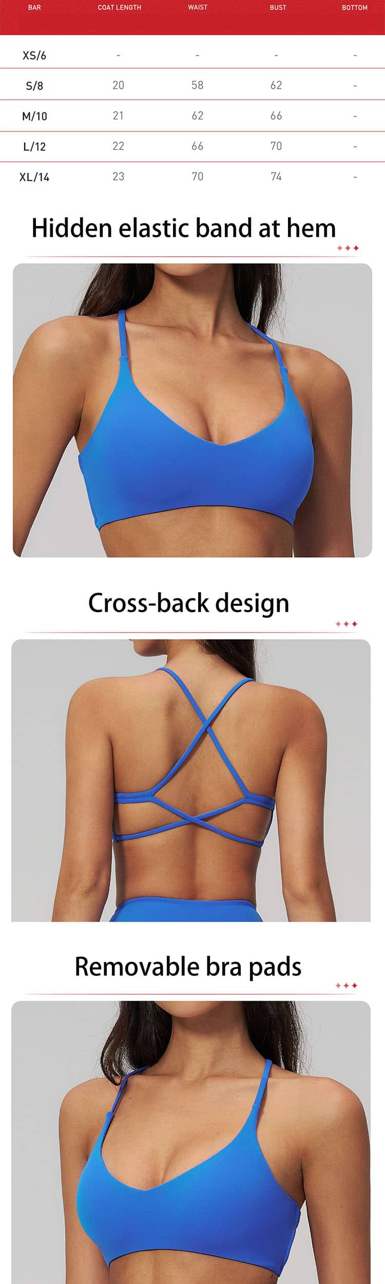 Elevate your active wardrobe with our Crisscross Back Quick-Dry Sports Bra