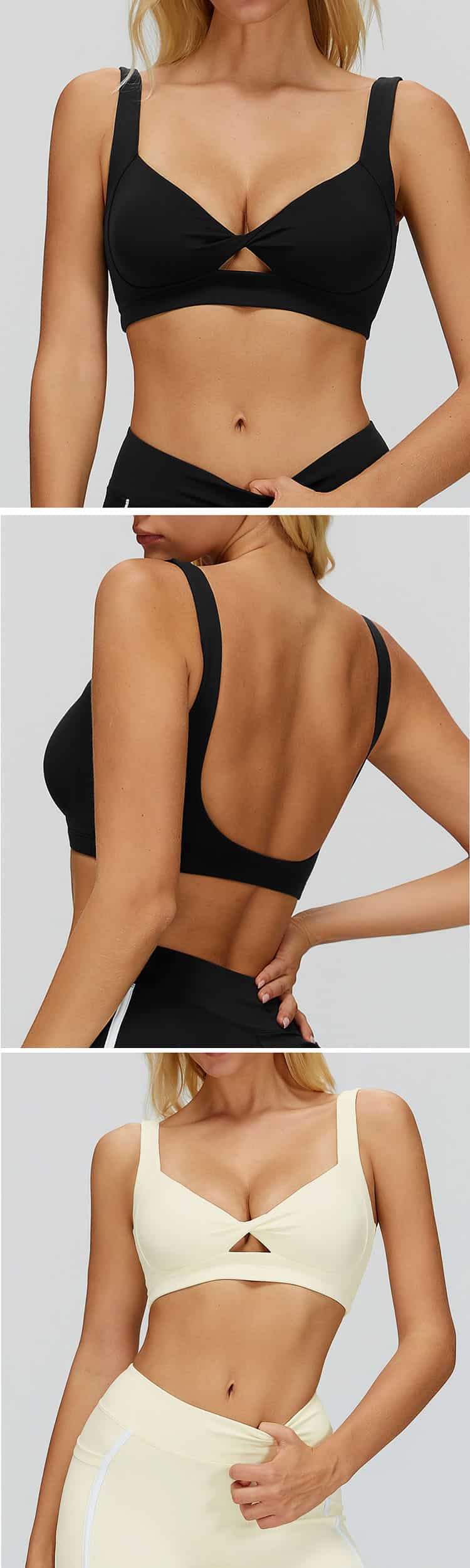 Featured with a generous open back design