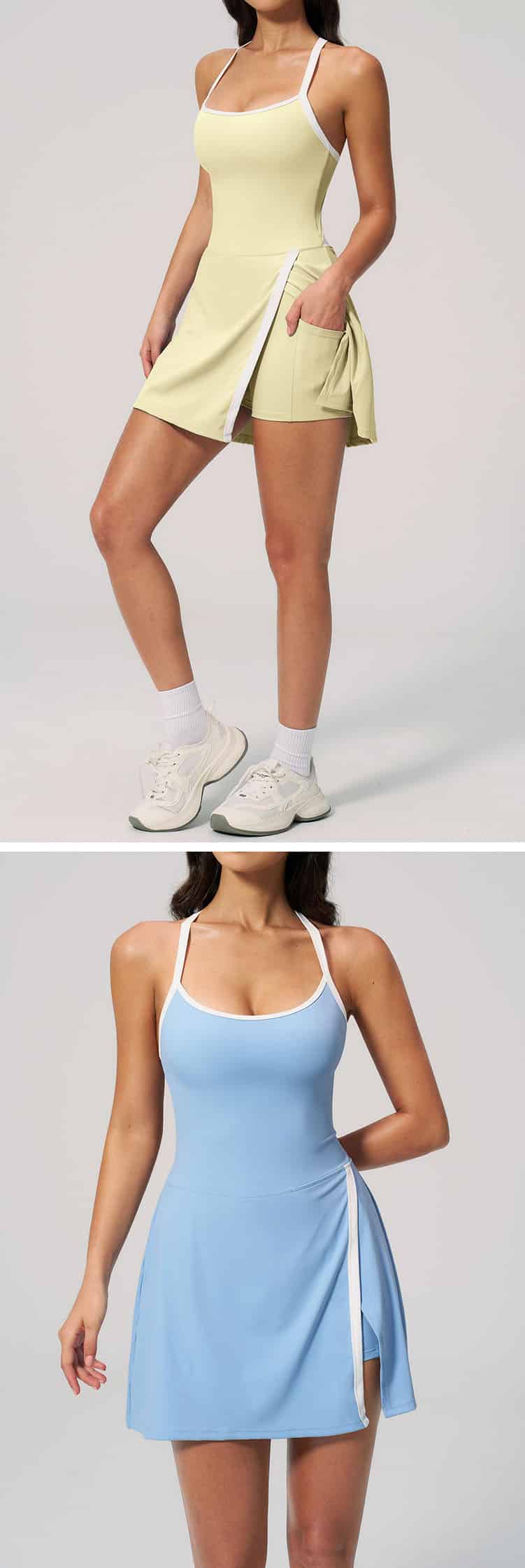 Featuring a sleek cutout back design