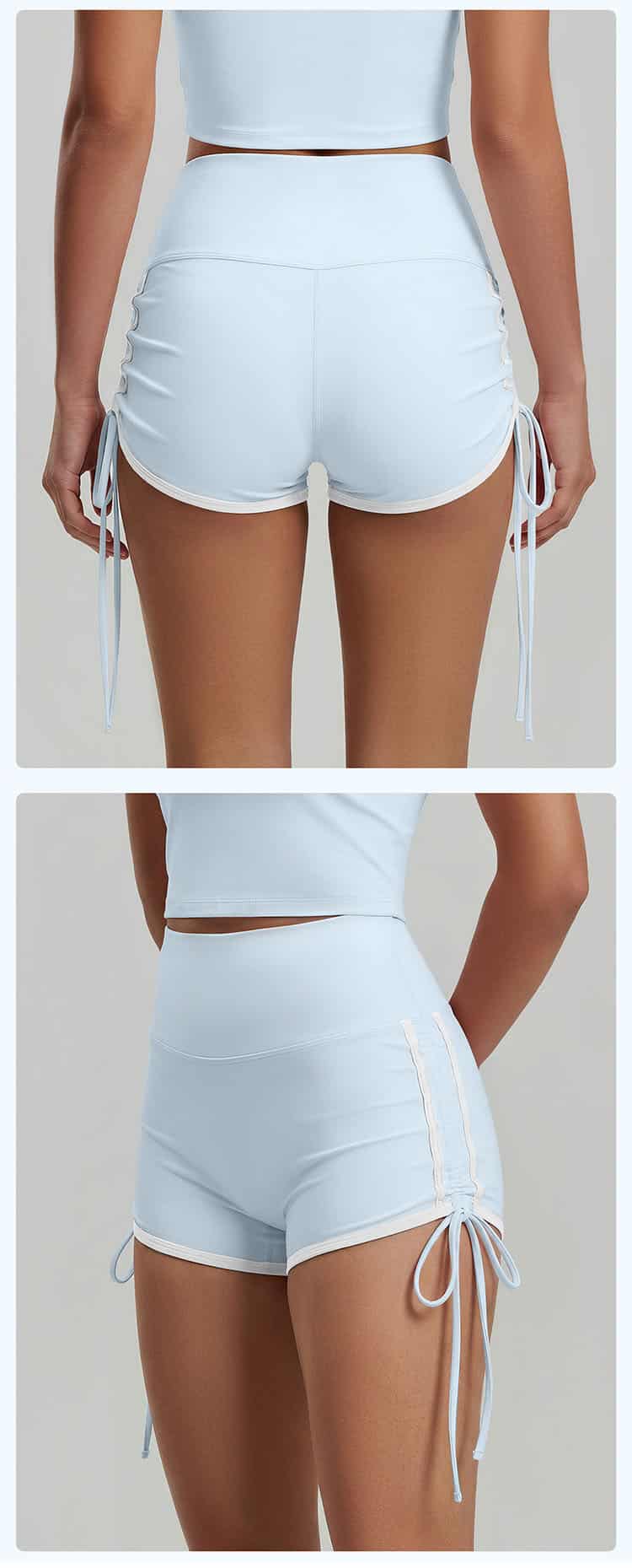 these tight sports shorts are ideal for yoga