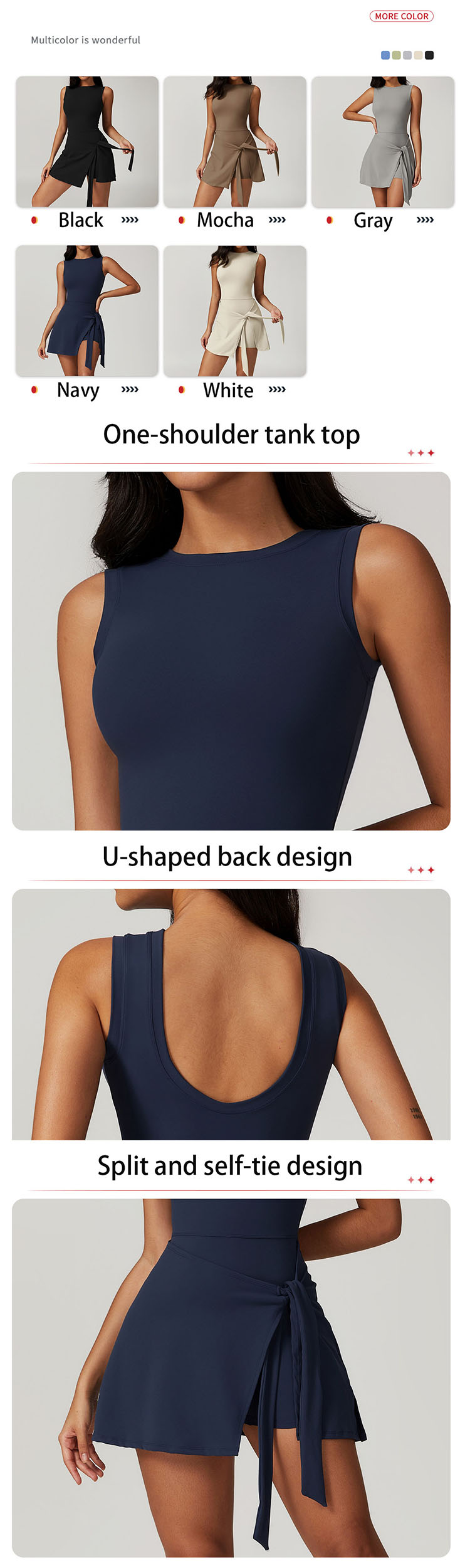 Elevate your casual and active wardrobe with our versatile Yoga Tennis Dress