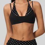 Fake Two-Piece Yoga Bra Color Contrast Beauty Back Halter Sports Bra
