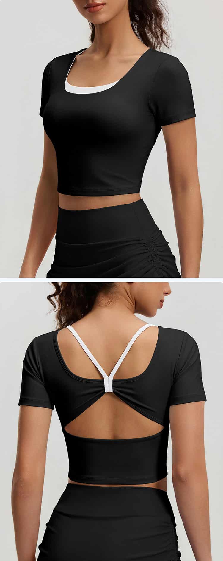 fully showing elegant shoulder and back curves and enhancing the overall three-dimensional sense