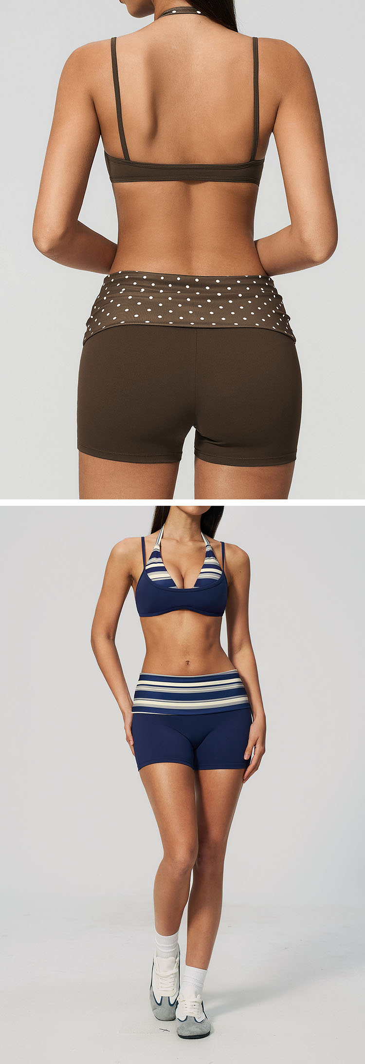 the adjustable straps support diverse wearing styles