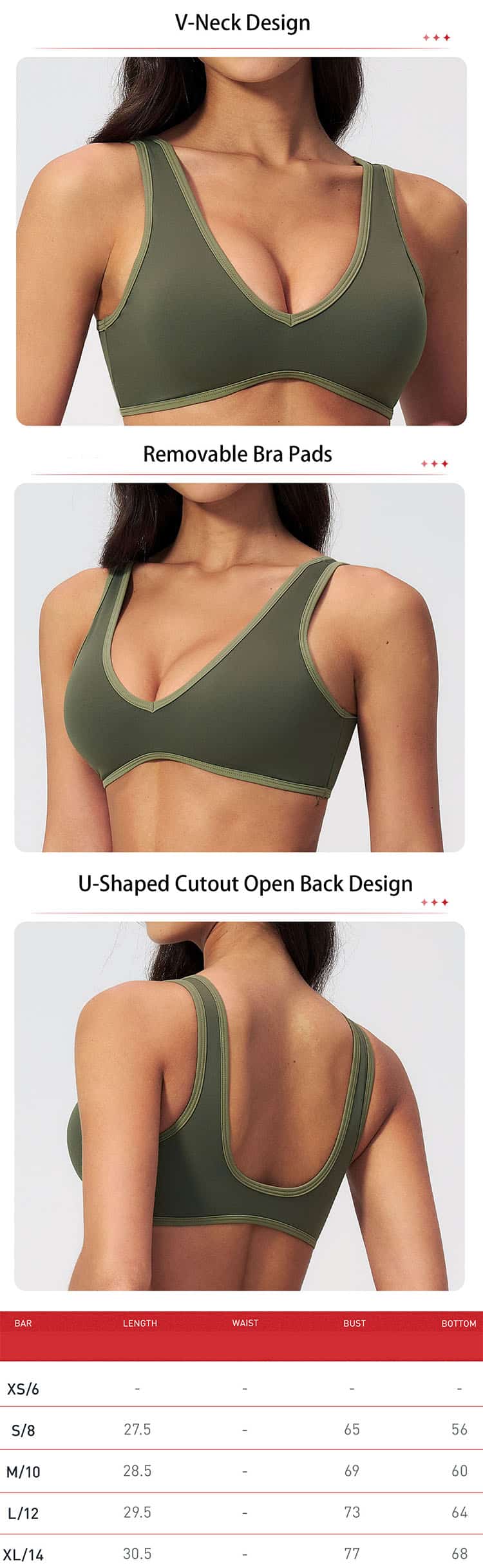 Designed with a classic chic V-neckline