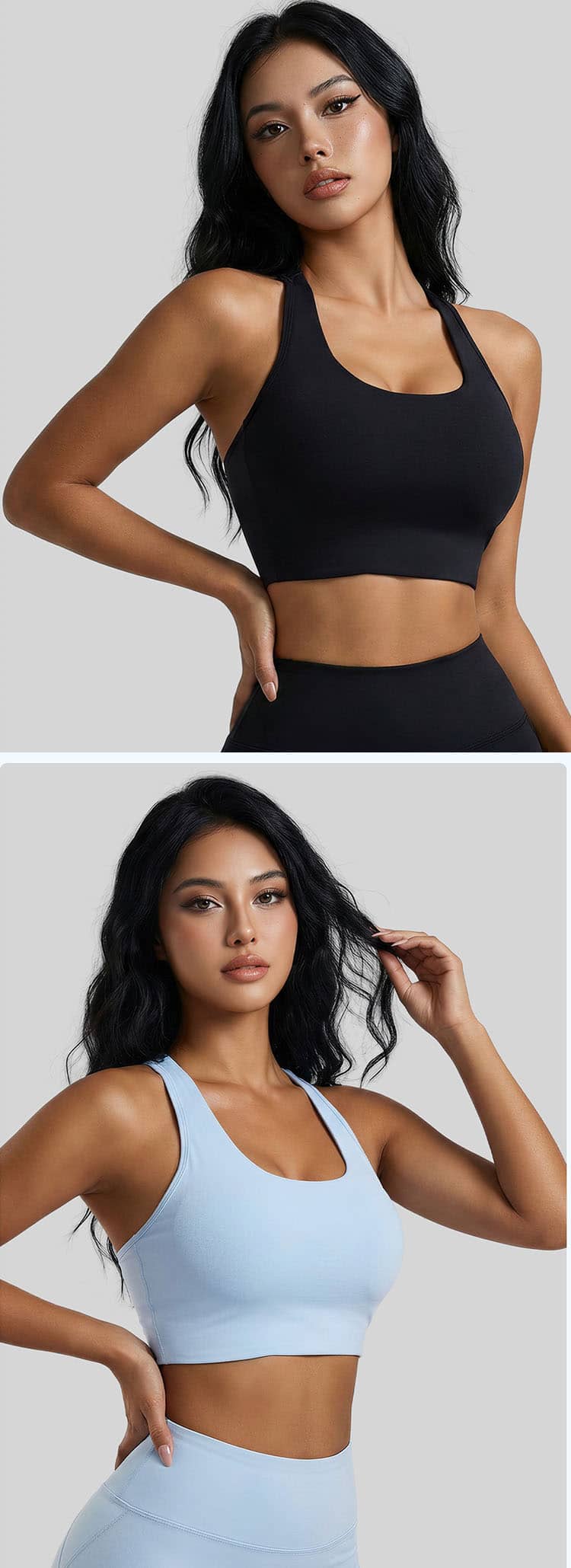 Highlighted with an exquisite front twist V-neck design