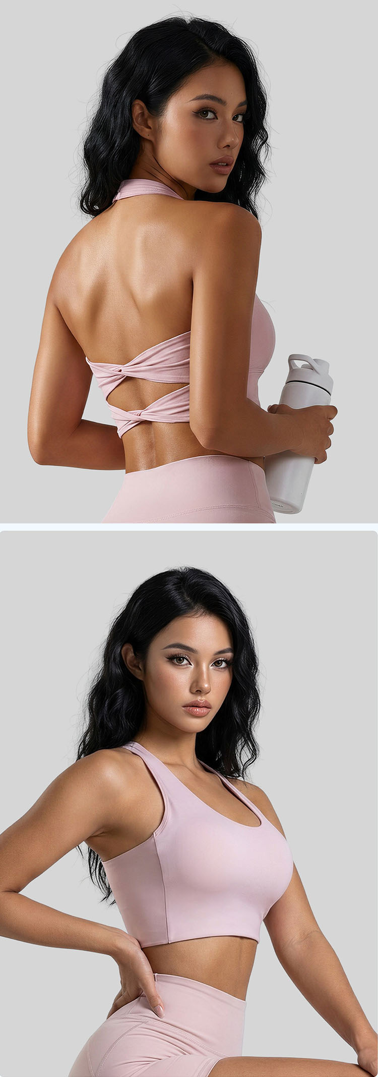 The most eye-catching highlight is the exquisite front twist design